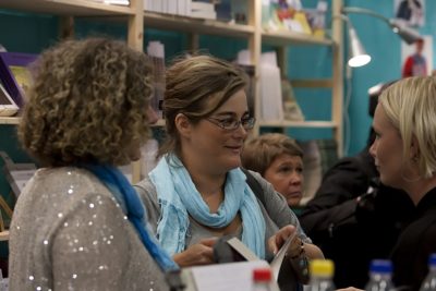 Kristina Svensson på Bokmässan 2012, foto Stefan Karlsson